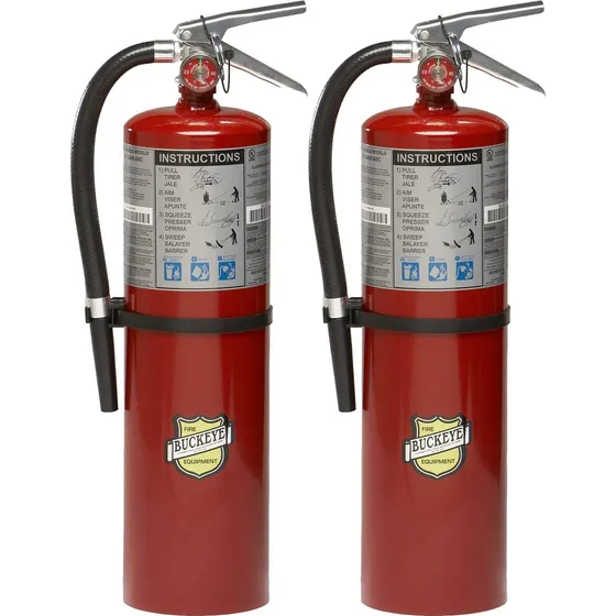 Buckeye 11340 Abc - Extintor De Mano Multiusos Con Válvula D