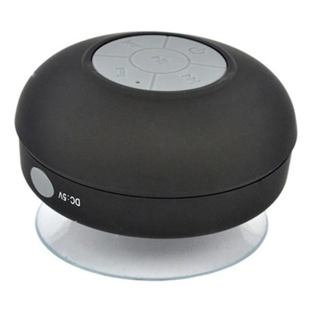 Mini Caixinha Som Bluetooth Portátil Prova De Água Ventosa Cor Preto New Bts-06 Mini Caixinha Som Bluetooth Portátil Prova De Água Ventosa Cor Preto New Bts-06