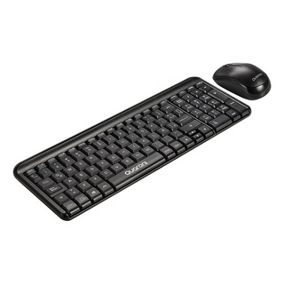 Teclado Y Mouse Quaroni Inalambrico Negro Distancia 10 Mts Teclado Y Mouse Quaroni Inalambrico Negro Distancia 10 Mts