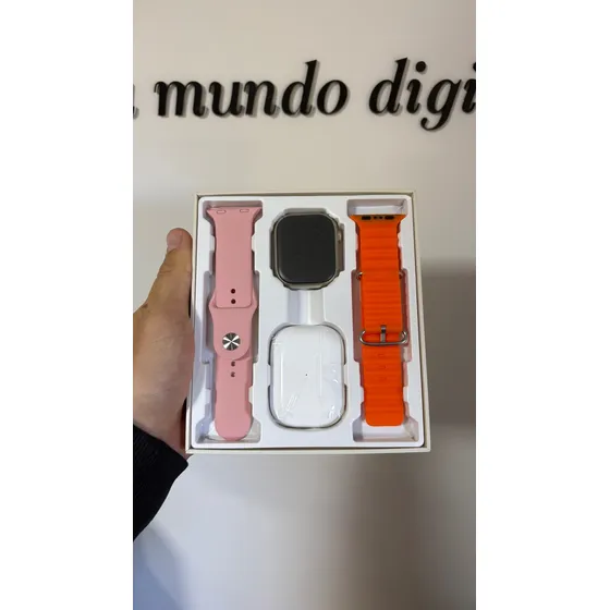 Kit Smart Watch S9 Pro Max + 2 Mallas + Auriculares