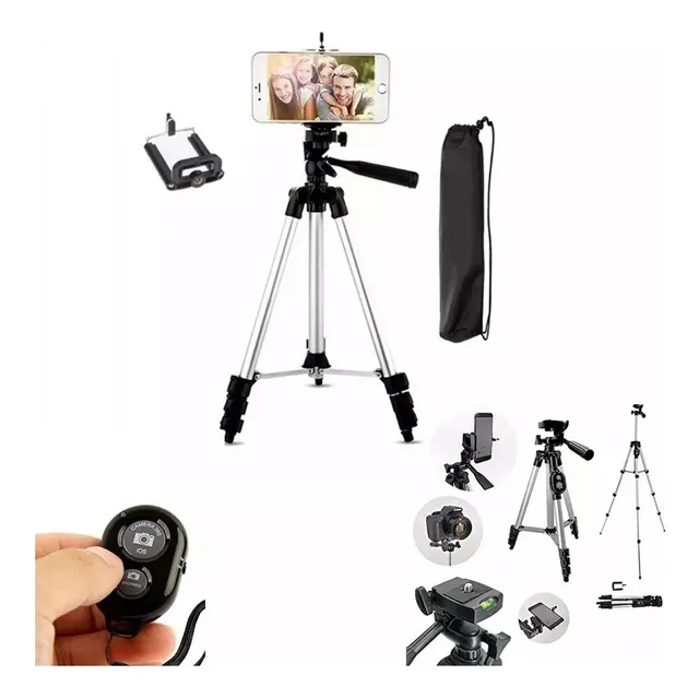 Tripode Para Celular Cámara  Go Pro O  120 Cm Aluminio