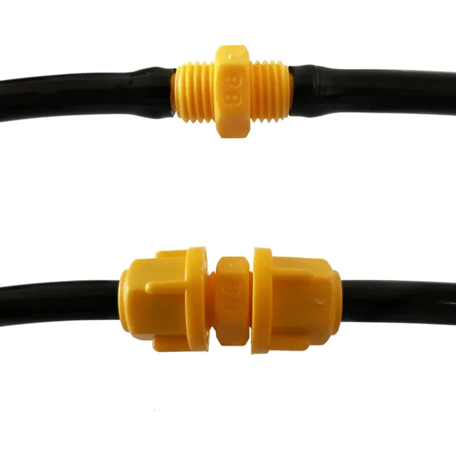 União Micro Tubo 8mm Automação De Irrigação (kit 20 Unid)