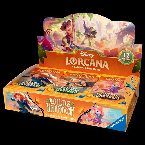 Caixa De Reforço Disney Lorcana Tcg Wilds Unknown (conjunto Wilds