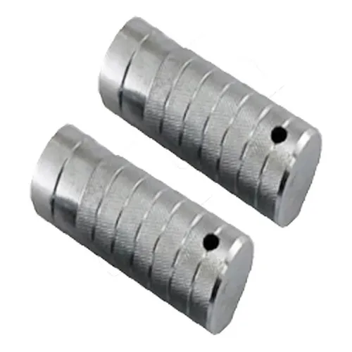 Diablos 2.54cm De Fierro Cromado Moleteados