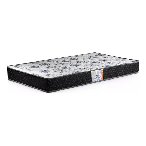 Colchão Solteiro Espuma D33 Supreme Gazin 15x88x188cm Preto