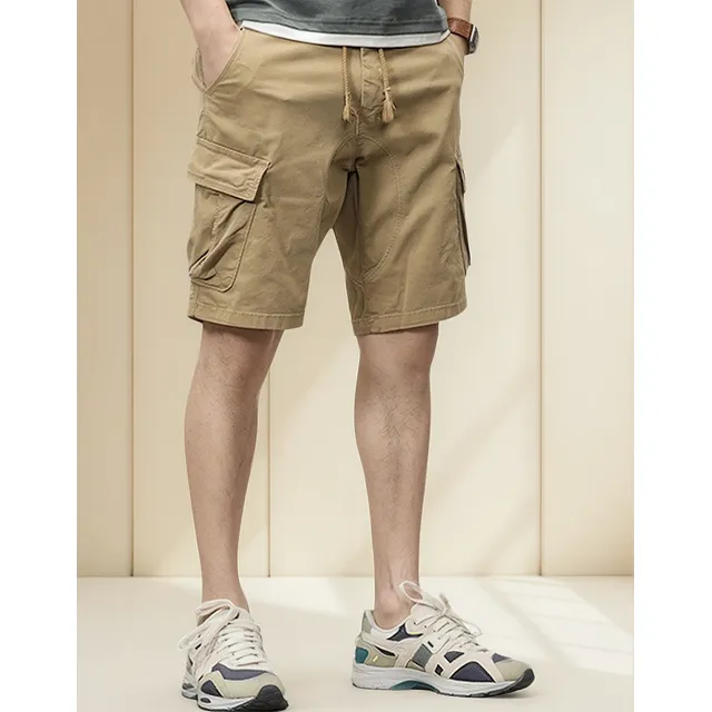 Bermuda Cargo Hombre Casual Varios Bolsillos Código Grande