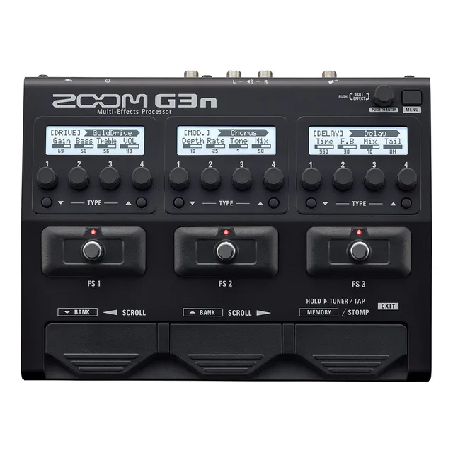 Pedal de efecto Zoom G3n negro