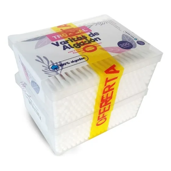 Pack Cotonitos Tropical 400un