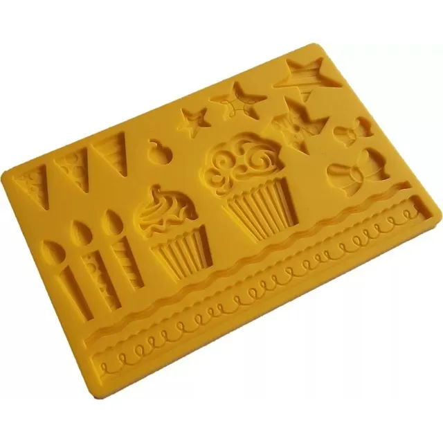 Molde Encaje Fondant Pasta De Azúcar Tortas Cumpleaños