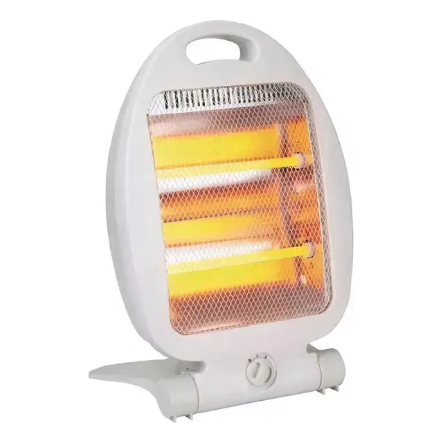 Calefactor Eléctrico Armoni CM-TOP 400/800W, 2 Niveles, Radiador de Cuarzo, Color Blanco, Compacto (37x25x14 cm), Eficiencia Energética Clase A, Protección Contra Sobrecalentamiento, Bajo Consumo