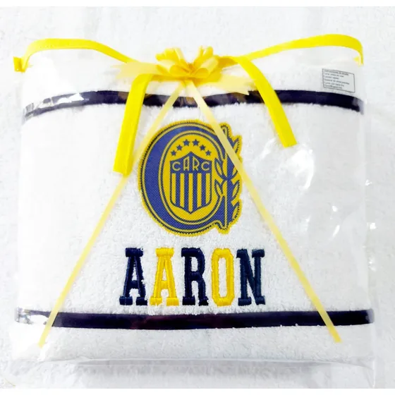 Toallón+toalla Personalizados Boca,river,racing,indep.futbol