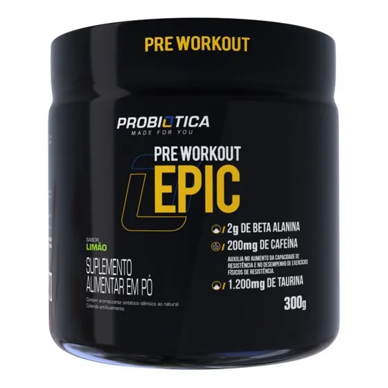 Epic 300g - Pré Workout - Probiótica 