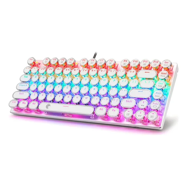 E-yooso Z-88 Teclado Mecánico Con Retroilumina Rainbow Led