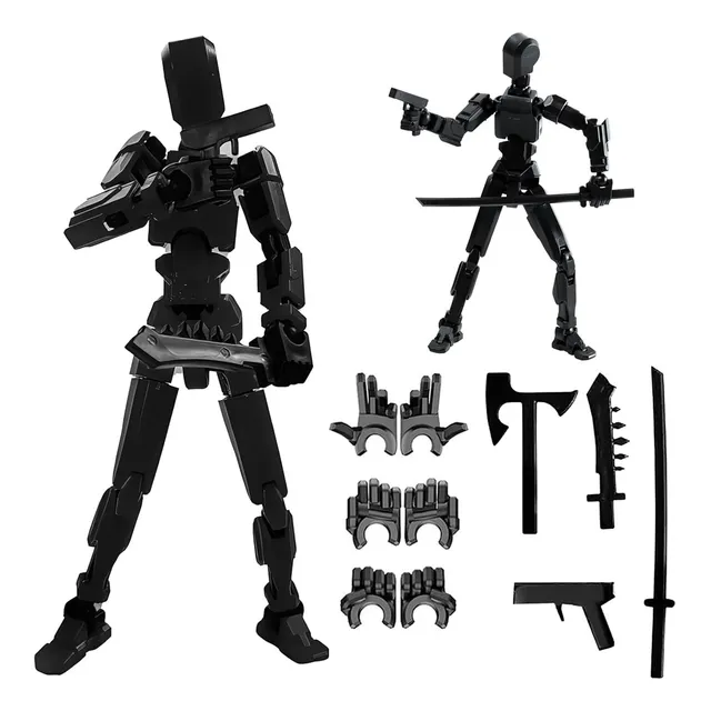Boneco Multi Articulado 3d Robot Figure Posições Brinquedos