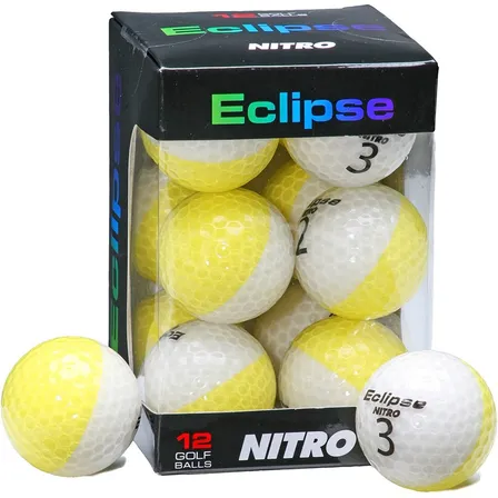Paquete De 12 Pelotas De Golf Eclipse