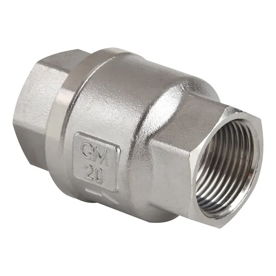 Valvula Check 1/2 Quality Metal Sanitaria Acero Inoxidable