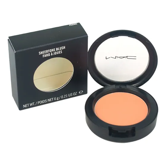 Rubor Sheertone, Peaches By Mac Para Mujer, 0.2 Oz