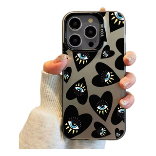 Funda Case Uso Rudo Para iPhone Con Corazón+eye Premium Funda Case Uso Rudo Para iPhone Con Corazón+eye Premium