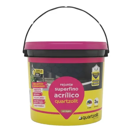 Rejunte Acrílico Superfino 2kg Quartzolit