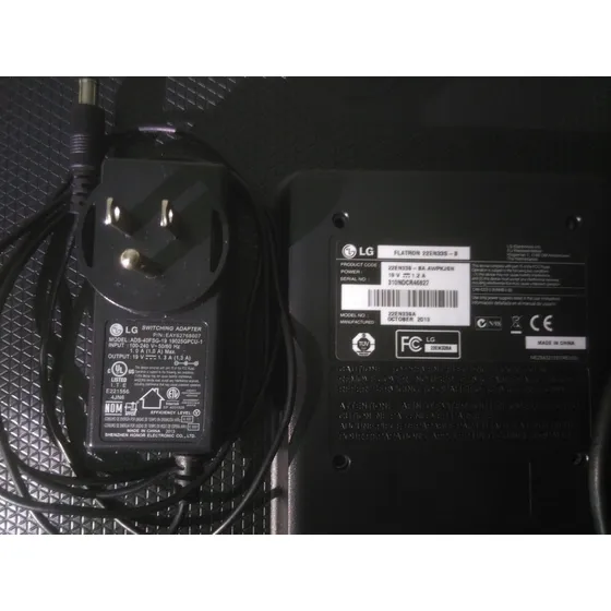 Cargador Monitor LG 22en33-sb 19v 1.3a.