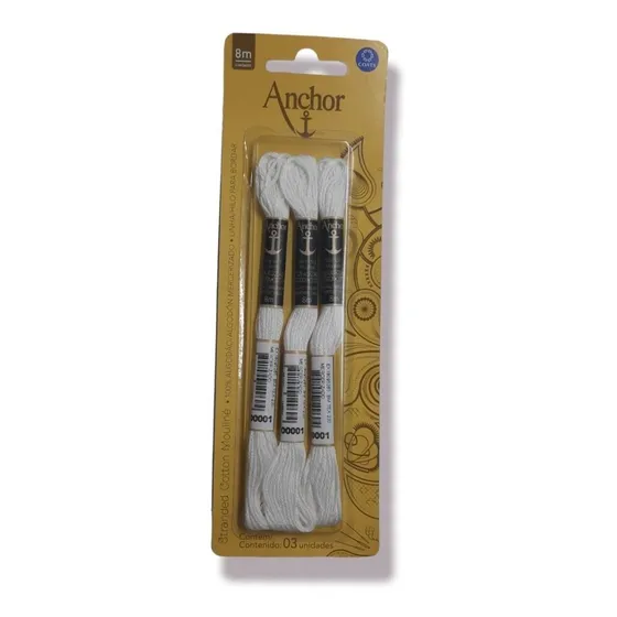 Hilo Para Bordar Mouline Blister X 3 Madejas Mismo Color