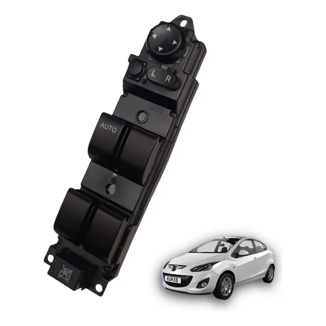 Switch Comando Elevavidrio Principal Para Mazda 2