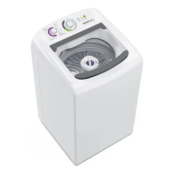 Máquina de lavar CWH12BB 12 kg com dosagem econômica e ciclo edredom cor branca Consul