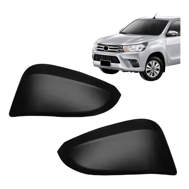 Capa Retrovisor Hilux Sw4 Rav4 16 17 18 19 20 21 22 23 Preto