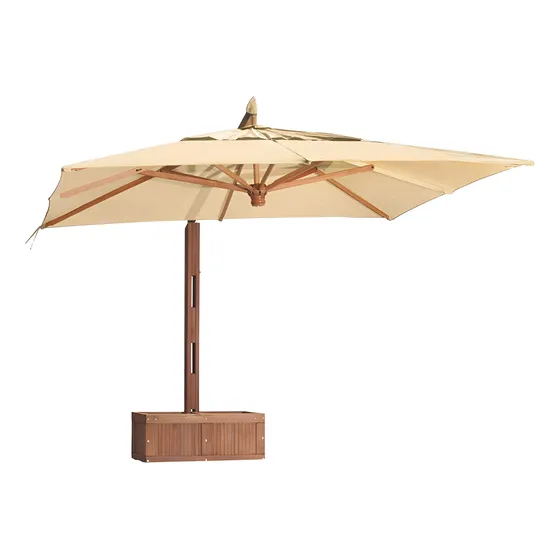 Ombrelone Guarda Sol C/ Base 4x4m Metros Piscina Jardim