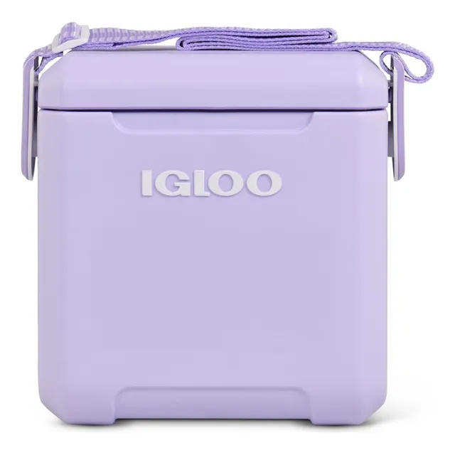 Hielera Igloo Lila Moderna Correa Ajustable 14 Latas Verano Lila