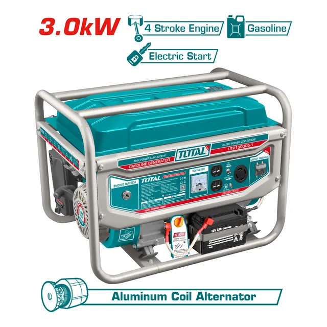 Planta Electrica Generador  A Gasolina Total, 7 Hp, 3kva