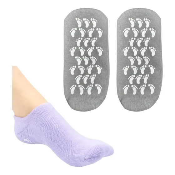Medias Tobilleras Hidratantes Exfoliante Termicas De Silicon