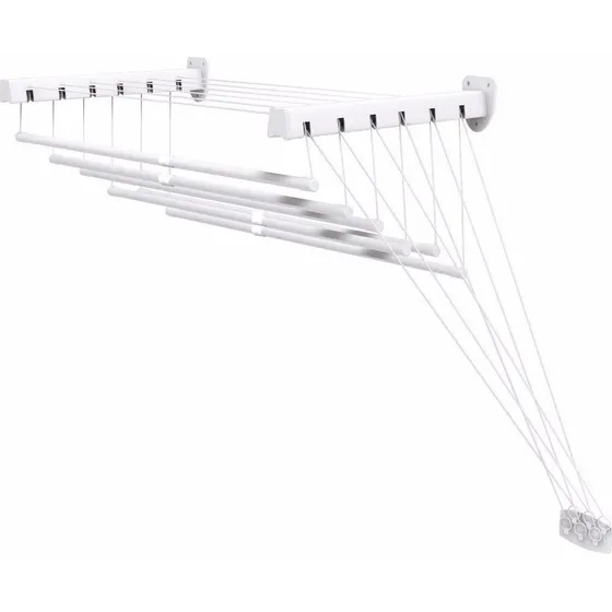 Tendedero Tender Ropa Pared Colgante Techo 2,2.m Marca Gimi De Italia - Instalacion En Techo O Pared