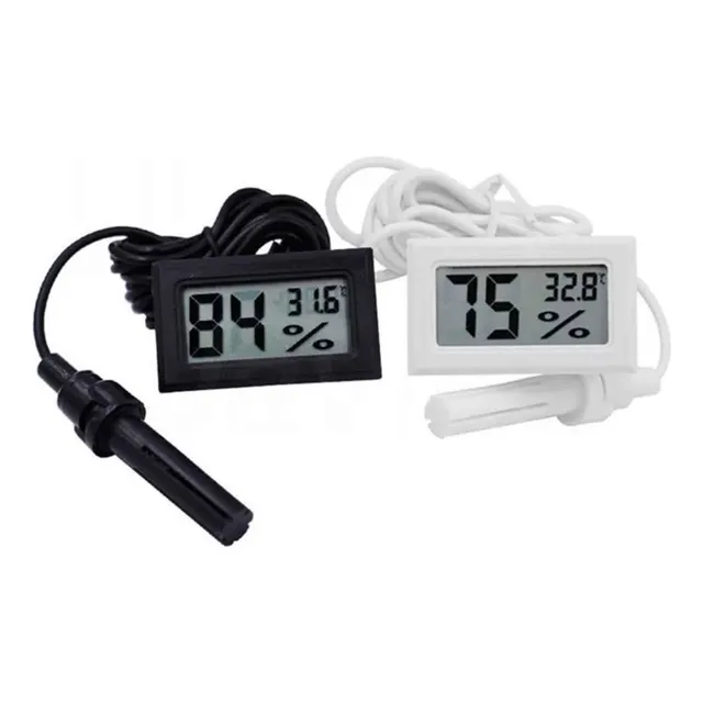 Mini Higrómetro Termómetro Lcd Digital Humedad Con Sonda