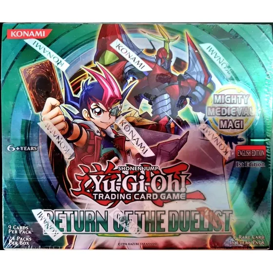 Yugioh Return Of The Duelist Booster Box Display Inglés
