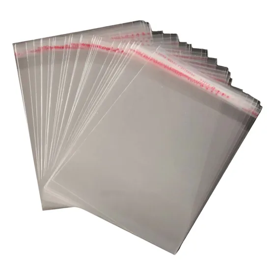  Bolsas 30 X 40cm Transparente 100 Unidades Solapa Adhesiva 