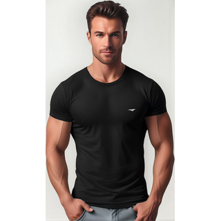 Camisa Simples Anti-odor M Penalty X Airdry Academia Preta Camisa Simples Anti-odor M Penalty X Airdry Academia Preta