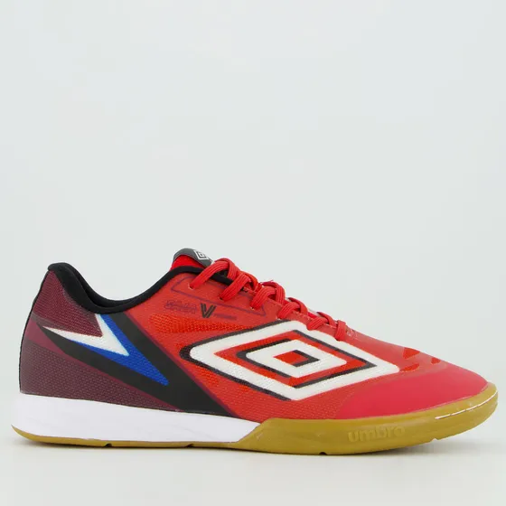 Chuteira Umbro Sala V Premier Futsal Vermelha