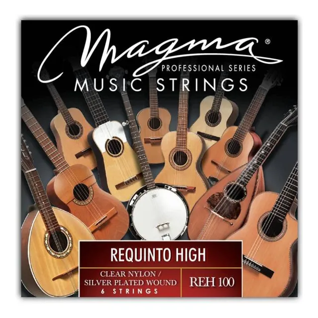 Encordado Magma Requinto High Nylon Cristal Reh100