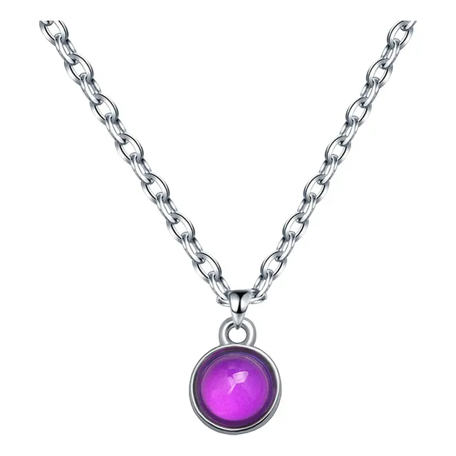 Collar De Estado De Ánimo Que Cambia De Color, Collar Con