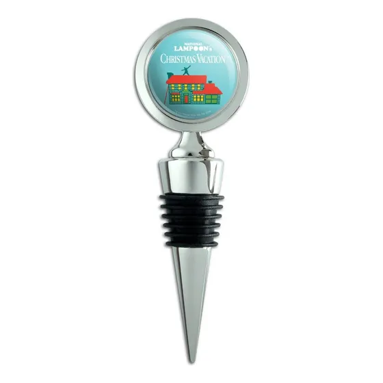Tapon Para Botella Vino Diseño Casa Navideña