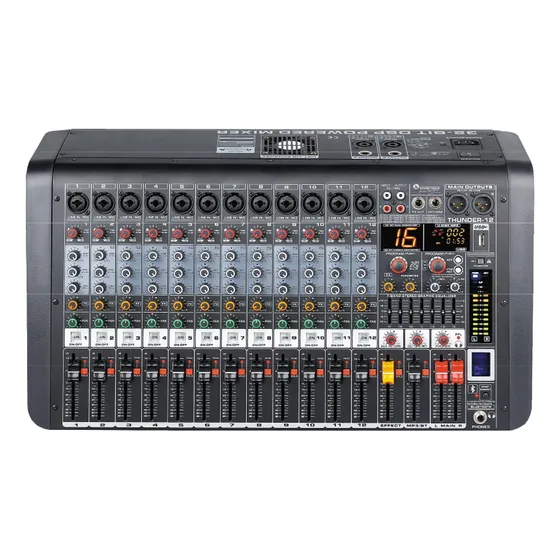 Consola Amplificada 12 Canales 400w Soundtrack Thunder-12
