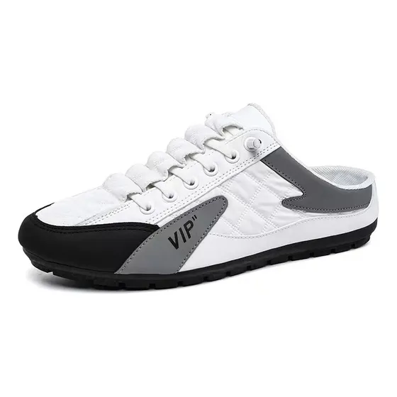 Ténis Slip On Mule Masculino Antiderrapante Baixo Sapato [u]