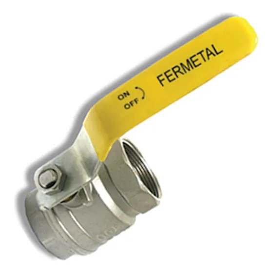 Llave De Bola Cromada Fermetal 3/4 In.