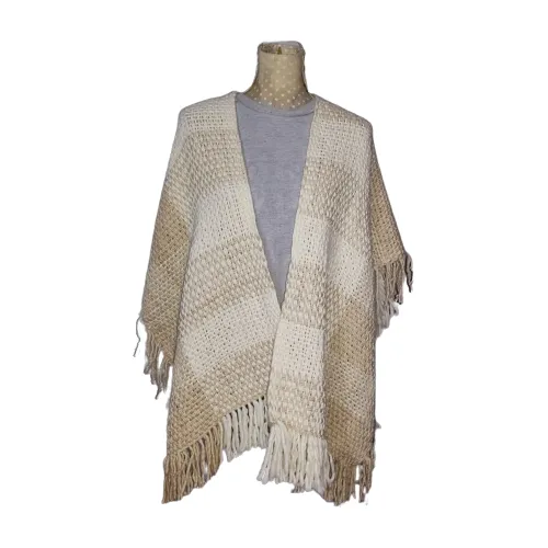 Poncho Ruana, Tejido En Lana Merino