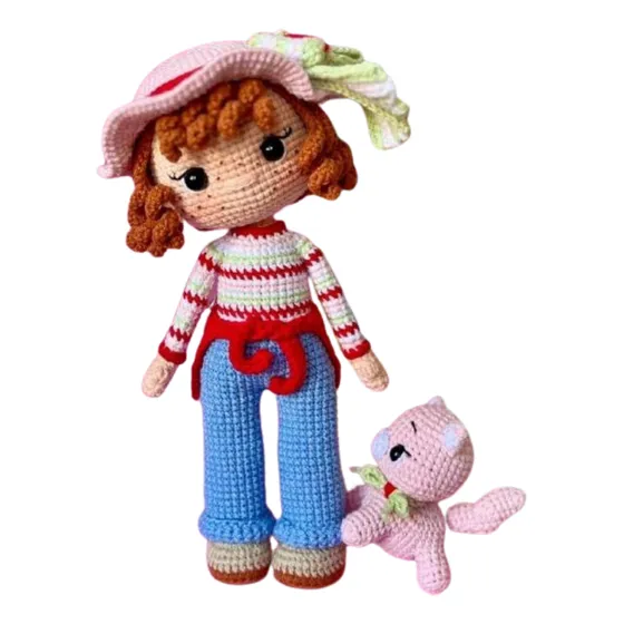 Patrón Amigurumi Frutillita A Crochet