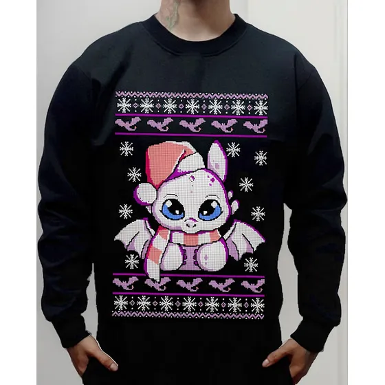 Sueter Navideño Furia Luminosa Como Entrenar A Tu Dragon