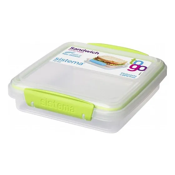 Sistema Sandwich Box To Go De 450 Ml, Una Caja (los Colores 