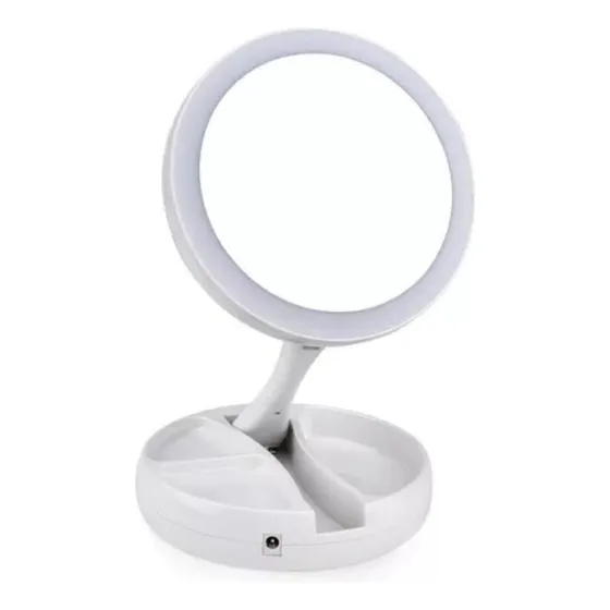Espejo Doble Plegable Con Luz Led Myf - Kg a $21755