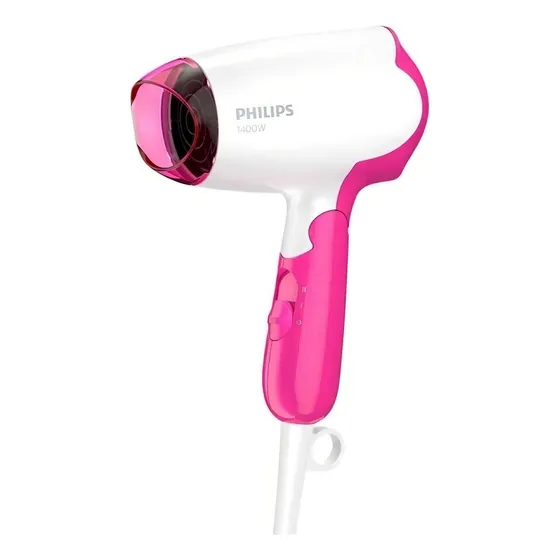 Secador De Pelo Philips Essential Bhd003 Blanco Y Rosa 1400w Color Blanco/rosa